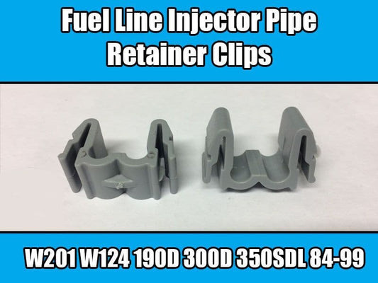 5x Fuel Line Injector Pipe Retainer Clips Grey Plastic for Mercedes 6030780141
