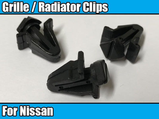 5x Grille Front Radiator Clips for Nissan Pathfinder 01553-03831 Grill Black