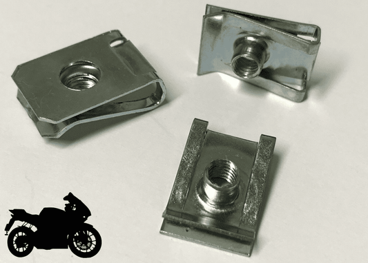 5x M5 U Nut Speed Clips Fairing Clips for Motorcycle Bike Bodywork Panel