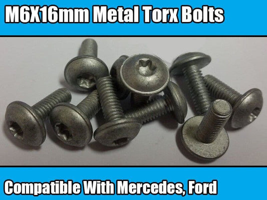 5x M6X16mm Metal Bolt Torx Screws for Mercedes Benz Ford GM OEM N000000001476