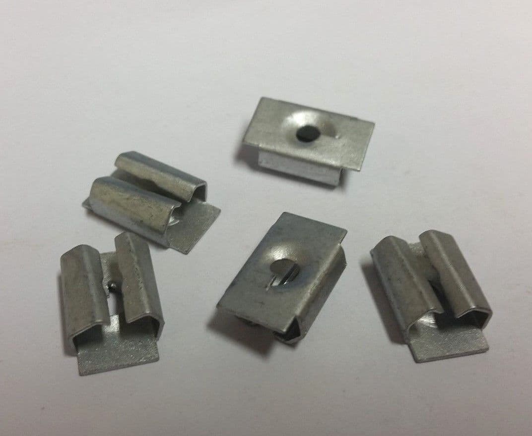 5x Metal Clip Nut for Mercedes Undertray Engine Compartment Lower Shield