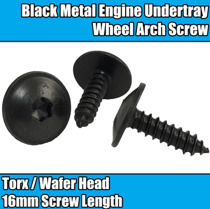 5x Metal Torx Screw for VW Audi Engine Cover Undertray Wheel Arch Splashguard