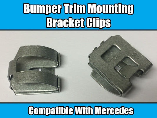 5x Metal Trim Clips for Mercedes W124 W140 W202 Mounting Bracket Bumper Clamp