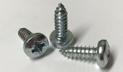 5x No.6 19mm 3/4" Steel Pozi Pan Self Tapping Screw & M6 Speed U Nut Set Kit