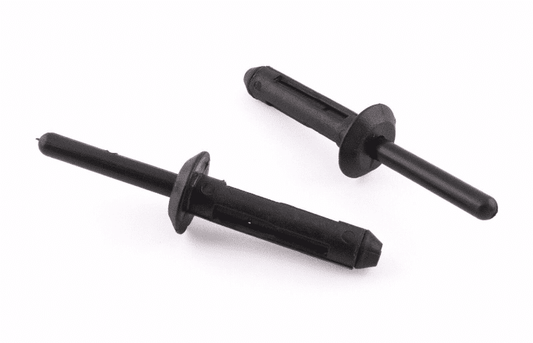 5x Panel Clip Black Plastic Blind Pop Rivet Fastener 6mm for Ford GM Chrysler