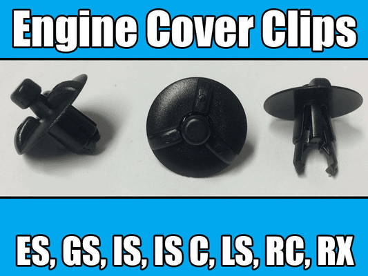 5x Plastic Trim Clips Fasteners for Lexus Engine Cover Motor Shield Panel
