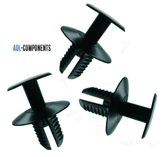 5x Plastic Trim Clips for Mercedes BMW Mini Volvo Engine Under Tray Wheel Arch