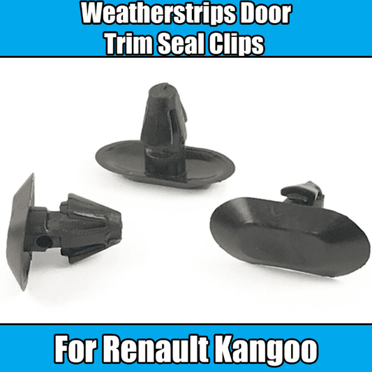 5x Plastic Trim Clips for Renault Kangoo Weatherstrips Door Rubber Seal Gasket