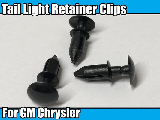 5x Rear Light Retainer Trim Clips for GM Chrysler 16500308 6500787 A14016 Black