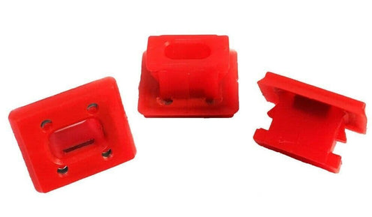 5x Red Inserts Grommets Clips for BMW E46 E66 E65 X3 E85 Dashboard Trim Strip