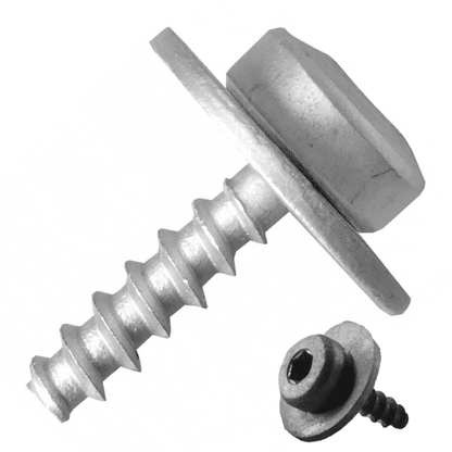 5x Torx Screw With Washer for Ford Opel Vauxhall Metal Finish W503524S424