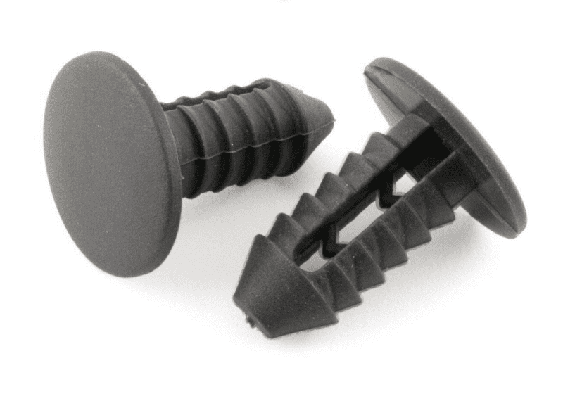 5x Trim Clips for Fiat Bumper Retainer Dark Grey Fir Tree 1300433670