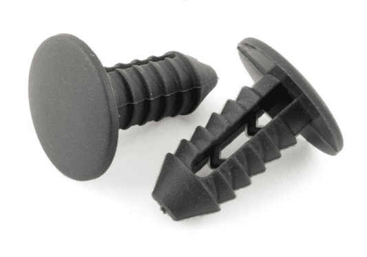 5x Trim Clips for Fiat Bumper Retainer Dark Grey Fir Tree 1300433670