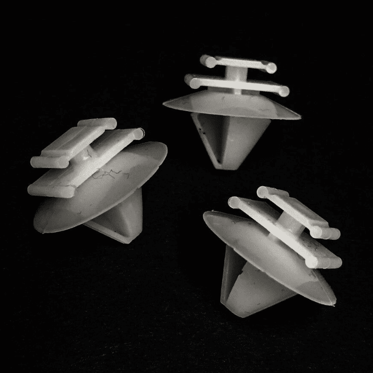 5x Trim Clips for Renault Peugeot Door Moulding Bumper Air Intake Plastic Strip