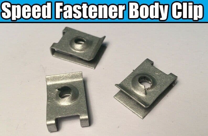 5x U Nut Speed Fastener for BMW Body Chassis Sheet Metal Nut Clip Fixing