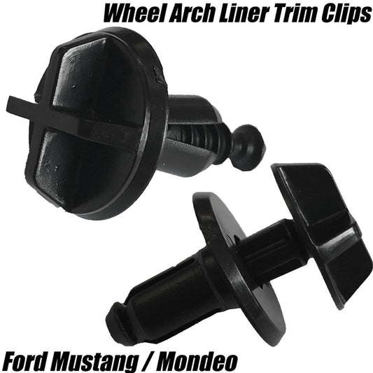 5x Wheel Arch Mud Guard Bumper Radiator Grille Trim Clips for Ford W716510S300