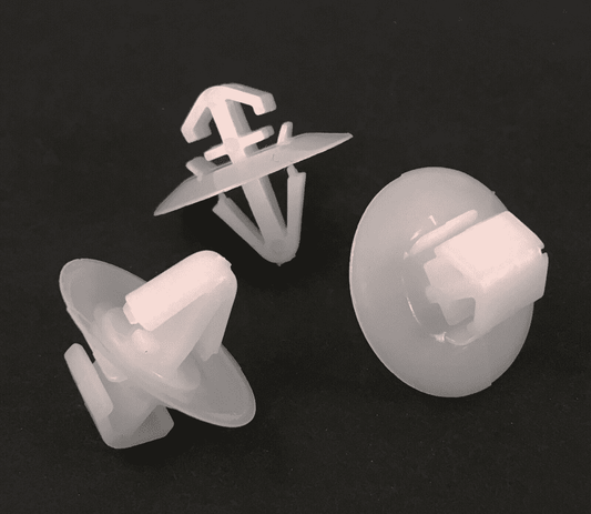5x White Clips for Vauxhall Vivaro Van Side Moulding/Lower Protection Door