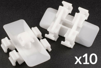 5x White Plastic Clips for Mercedes E C Clk Class S220 Door Moulding Trim