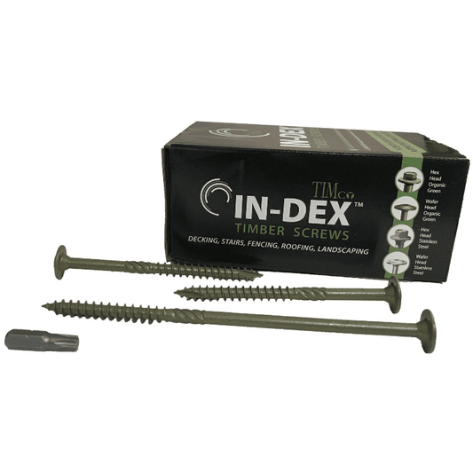 6.7 Wafer Head Landscape Wood Timber Screws Sleeper Decking Index Joining