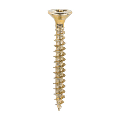 200x Timco 12G 6mm Solo Woodscrews Zinc Yellow Pozi Countersunk 40mm - 200mm