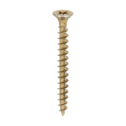 200x Timco 12G 6mm Solo Woodscrews Zinc Yellow Pozi Countersunk 40mm - 200mm