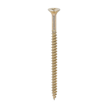 200x Timco 12G 6mm Solo Woodscrews Zinc Yellow Pozi Countersunk 40mm - 200mm