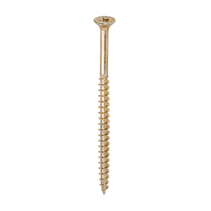 200x Timco 12G 6mm Solo Woodscrews Zinc Yellow Pozi Countersunk 40mm - 200mm