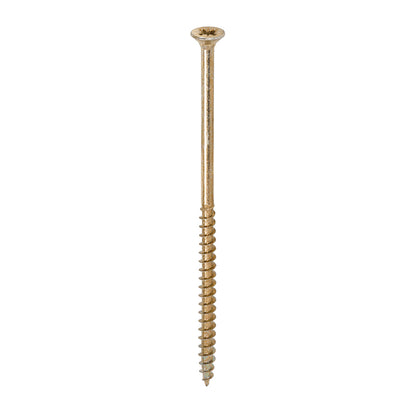200x Timco 12G 6mm Solo Woodscrews Zinc Yellow Pozi Countersunk 40mm - 200mm