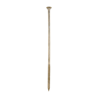 200x Timco 12G 6mm Solo Woodscrews Zinc Yellow Pozi Countersunk 40mm - 200mm