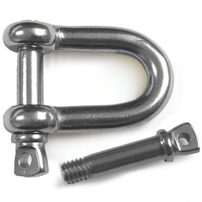 6mm A4 316 Stainless Steel D Shackle With Screw Pin Rigging Lock/6mm