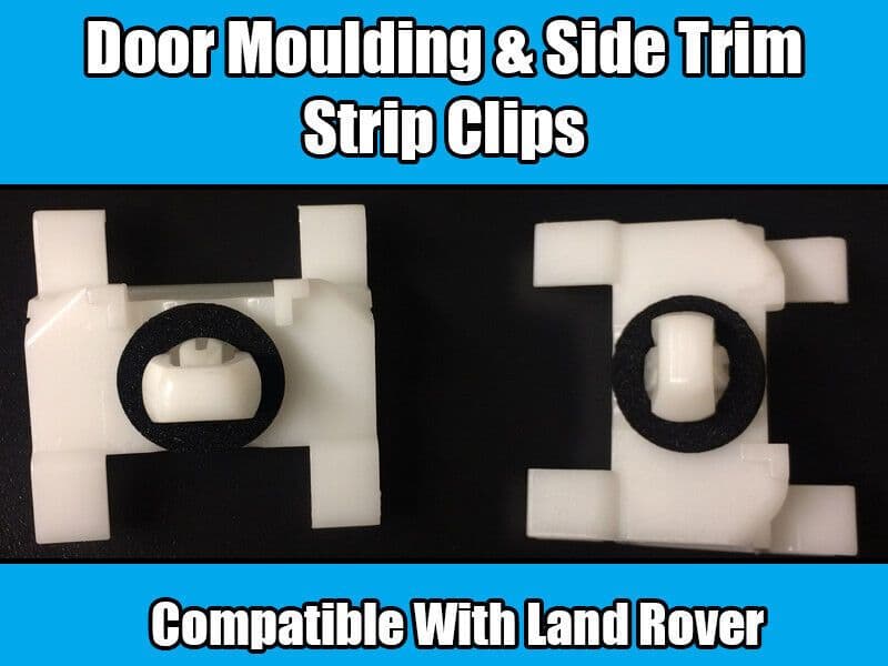 6x Plastic Clips for Land Rover L322 Range Rover Door Moulding & Side Trim Strip
