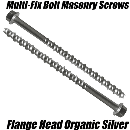 6X100mm Timco Masonry Multi-Fix Flange Bolt Screw Anchor Fixing