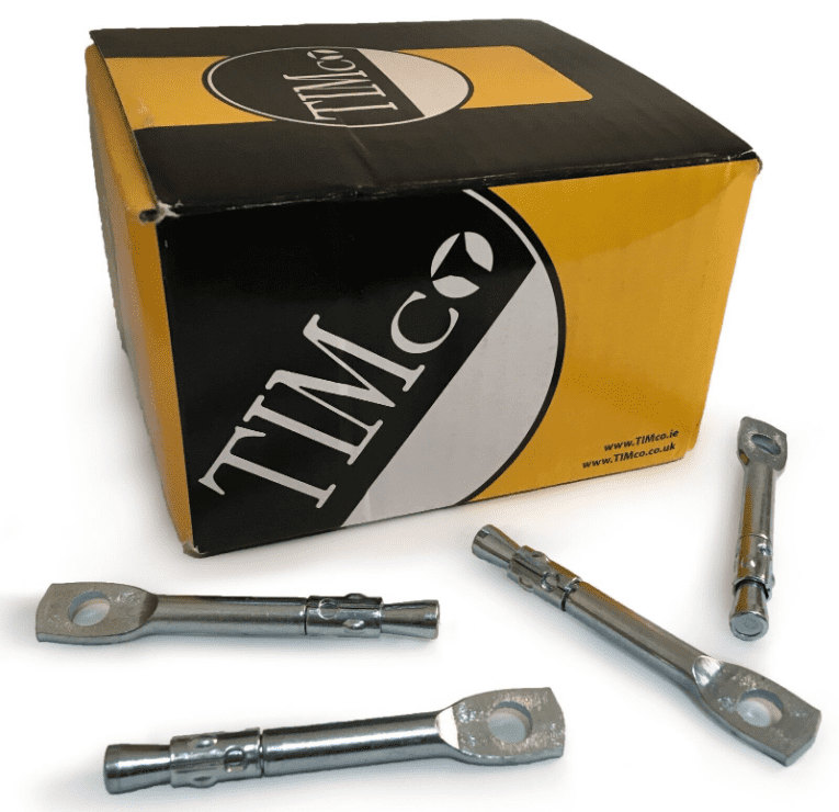 6x60mm Timco Wire Hangers Ceiling Suspended Fixing Cable Concrete Box Of 100