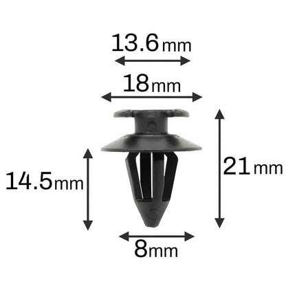 Interior Door Card Panel Trim Clips for Audi BMW Ford SEAT Skoda VW