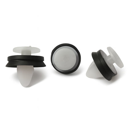 Door Card & Trim Moulding Clip with Rubber Seal for Citroen, Peugeot, Renault, Dacia, Vauxhall, VW, Audi