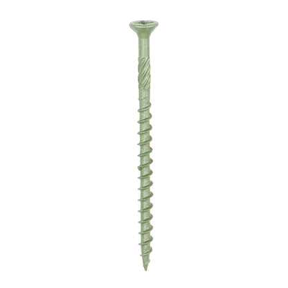 9G 4.5mm Green Weather Treated Wood Screws For Decking & Fence