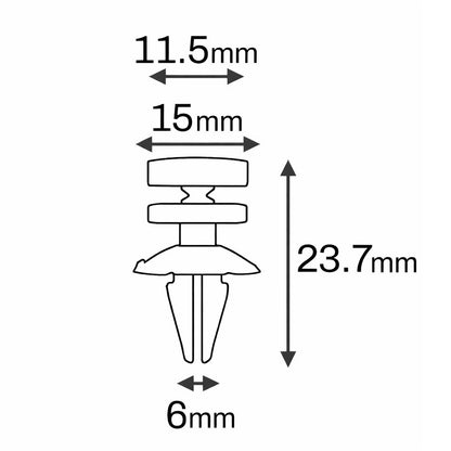 Dashboard Passenger Airbag Retaining Clips for Alfa Romeo 147 156 Gt 71713084