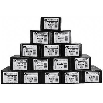 750x Index 6.7X125mm 5 Inch Hex Head Sleeper Landscape Fixing Decking Screws