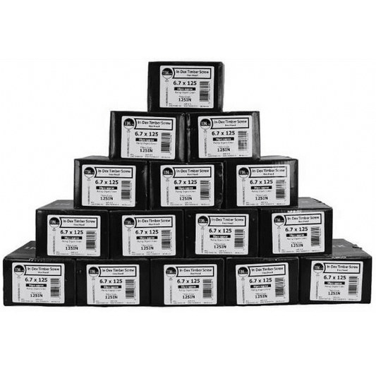 750x Index 6.7X125mm 5 Inch Hex Head Sleeper Landscape Fixing Decking Screws