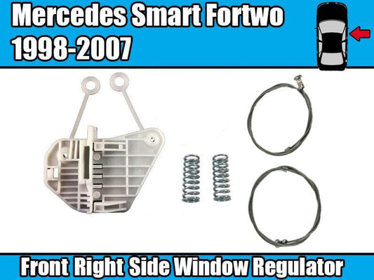 Window Regulator Repair Kit for Mercedes Benz Smart fortwo Front Right Electric