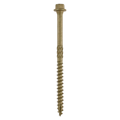 6.7x87mm Hex Head Landscape Wood Screws Sleeper Decking Timber InDex