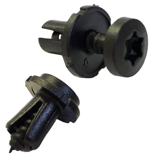 6mm Torx Head Plastic Trim Clips Covers Mountings For Audi A1 A3 VW Golf T5 SEAT Skoda