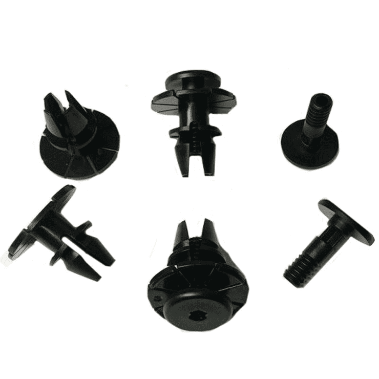 8x Black Trim Clips for BMW 5 Series E60 E61 Side Skirt Sill Moulding Panel Spacer