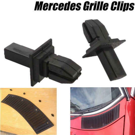 8X Bonnet Grile Air Vent Cowl Moulding Clips For Mercedes W123