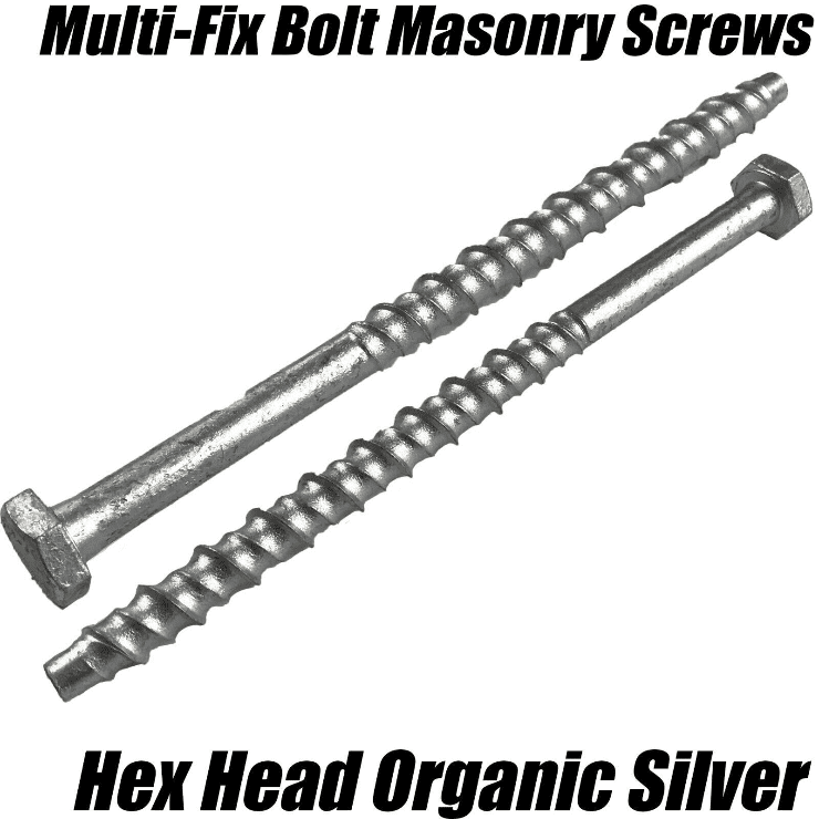 8X150mm 6" Timco Masonry Multi-Fix Bolt Screw Anchor Fixing