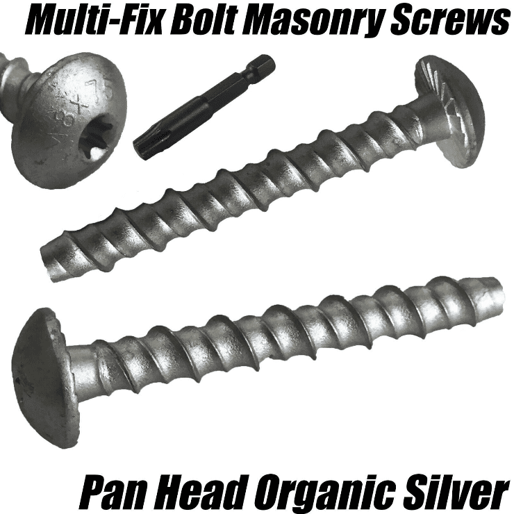 8X60mm Timco Masonry Multi-Fix Pan Head Bolt Screw Anchor Fixing