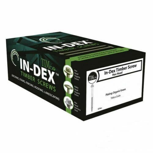 900x Index 6.7x150mm 6 Inch Hex Head Sleeper Landscape Fixing Decking Screws