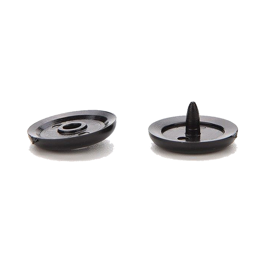 Universal Seat Belt Buckle Stopper Clips, Black Plastic, for all cars and vans