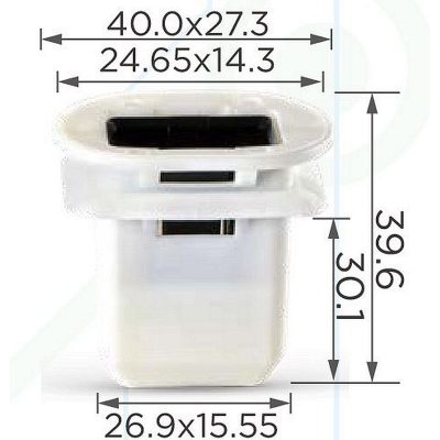 White Rear Cushion Seat Screw Fixing Grommet for Audi Q7 A4 B8 A5 A6