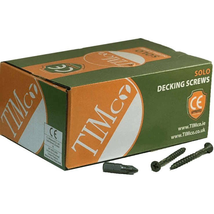 9G 4.5mm Green Weather Treated Wood Screws For Decking & Fence